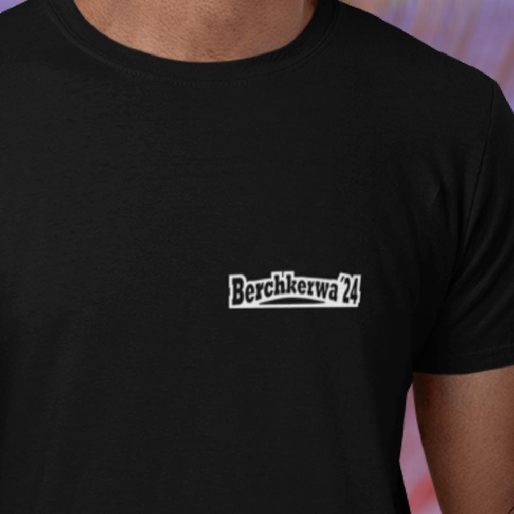 Herren T-Shirt "Berchkerwa '24", schwarz, Aufdruck weiß